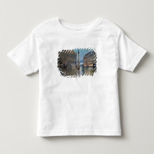 Place de L'Opera、パリ トドラーTシャツ (正面)
