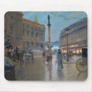 Place de L'Opera、パリ マウスパッド
