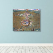 Place de Louis le Grandのビュー、Tの1つ キャンバスプリント (インサイチュ (ウッドフロア))