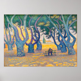 Place des Lices, St. Tropez By Paul Signac ポスター