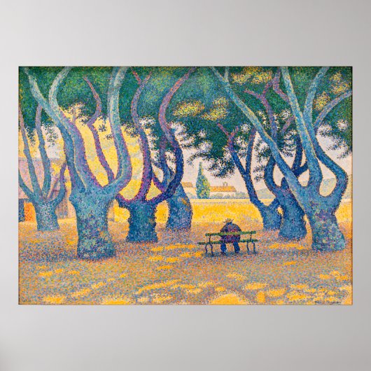 Place des Lices, St. Tropez By Paul Signac ポスター (正面)
