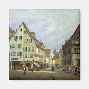 Place duマルケ補助フルーツ、コルマール1875年 マグネット