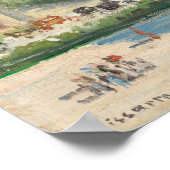 Place du Carrousel, Paris (1900) by Pissarro ポスター (角)