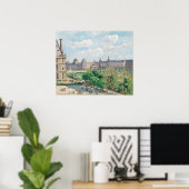 Place du Carrousel, Paris (1900) by Pissarro ポスター (ホームオフィス)
