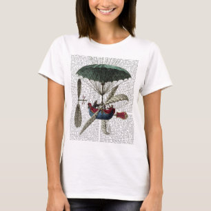 Place Du Louvreの熱気の気球 Tシャツ