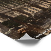 Place Verte and cathedral, Antwerp，ベルギー ポスター (角)