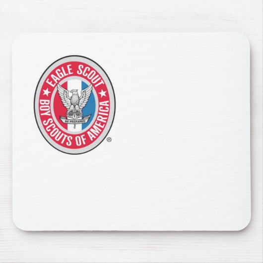 Place your mouse with the Eagle Scout insignia マウスパッド (正面)