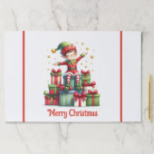 Placemat Large Sheets Christmas Elf & Gifts ペーパーパッド (インサイチュ)