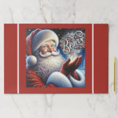 Placemat Large Sheets Christmas Santa Claus ペーパーパッド (インサイチュ)