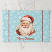 Placemat Large Sheets Christmas Santa Claus ペーパーパッド (正面)