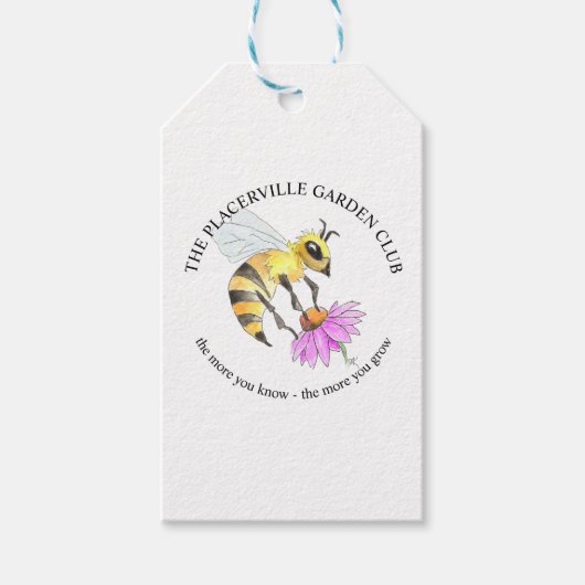 Placerville Garden Club のためのギフトタグ ギフトタグ (正面)