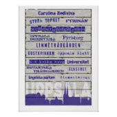 Places in Uppsala Glossy Poster ポスター (正面)