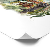 Places We’ll Wander | Monogram Travel Bucket List ポスター (角)