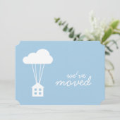 placid blue ハウス & クラウド ハウスウォーミン グ招待状 招待状 (スタンド正面)