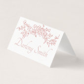 Placing Card Simple Minimalist  (正面)