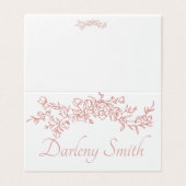 Placing Card Simple Minimalist  (外部フラット)