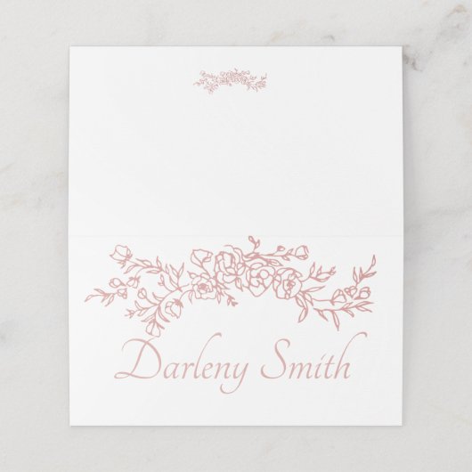 Placing Card Simple Minimalist  プレイスカード (外部開封)