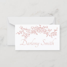 Placing Card Simple Minimalist  プレイスカード