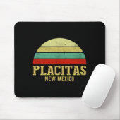Placitas New Mexico Vintage Retro Sunset  マウスパッド (マウス)