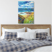Plage en Bretagne キャンバスプリント (インサイチュ (寝室))