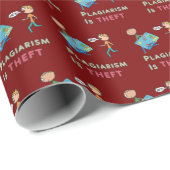 Plagiarism Is Theft ラッピングペーパー (ロールコーナー)