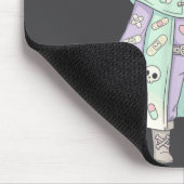 Plague Doctor Gothic Pastel Cute Moth Face Mask Oc マウスパッド (コーナー)