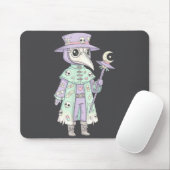 Plague Doctor Gothic Pastel Cute Moth Face Mask Oc マウスパッド (マウス)