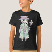 Plague Doctor Gothic Pastel Cute Moth Face Mask Oc Tシャツ (正面)