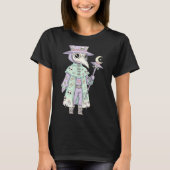 Plague Doctor Gothic Pastel Cute Moth Face Mask Oc Tシャツ (正面)