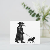Plague Doctor Walking Frenchie シーズンポストカード (スタンド正面)