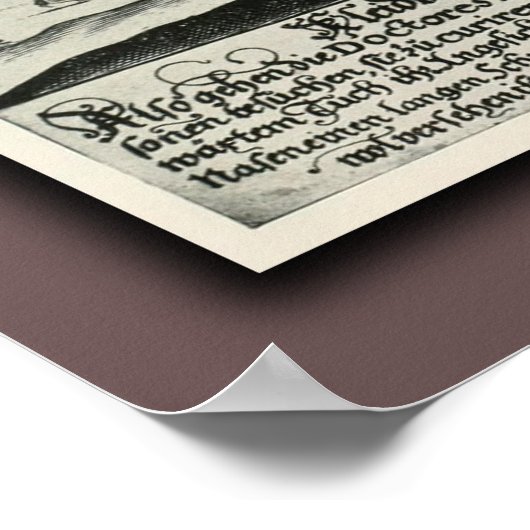 Plague Doctor's Beak Costume Rome ポスター (角)