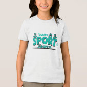 Plaiby スポーツ カートゥーンティー トライブレンドTシャツ (正面)