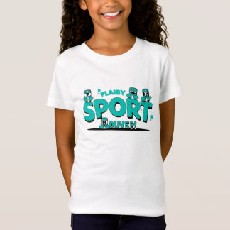 Plaiby スポーツ カートゥーンTシャツ Tシャツ