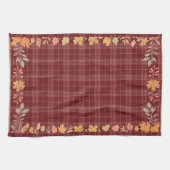 Plaidの感謝祭紅葉 キッチンタオル (横)