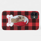 Plaidの犬の写真 Case-Mate iPhoneケース (裏面(横))