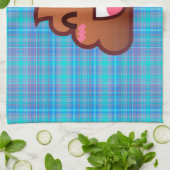 plaidウンチ絵文字 キッチンタオル (折り畳み)