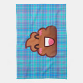 plaidウンチ絵文字 キッチンタオル (縦)