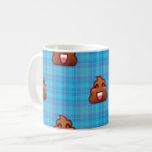 plaidウンチ絵文字 コーヒーマグカップ (正面左)