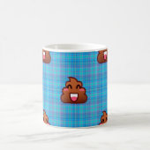 plaidウンチ絵文字 コーヒーマグカップ (中央)