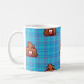 plaidウンチ絵文字 コーヒーマグカップ (左)
