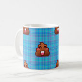 plaidウンチ絵文字 コーヒーマグカップ (正面左)