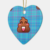 plaidウンチ絵文字 セラミックオーナメント (左)