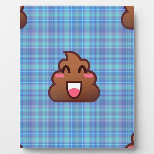 plaidウンチ絵文字 フォトプラーク (正面)