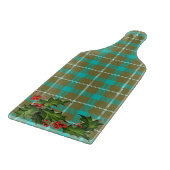 PLAIDクリスマスワイングラスのパドル切断板 カッティングボード (角)