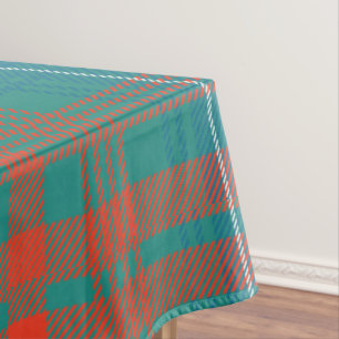 PlaidタータンチェックスコティッシュクランWilson Check Tableloth テーブルクロス