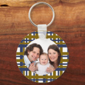 Plaidデザイン/写真 キーホルダー (正面)
