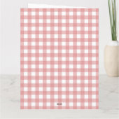 PlaidパタパーソナライズされたーンRN登録ナース カード (裏面)