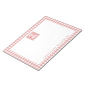 PlaidパタパーソナライズされたーンRN登録ナース ノートパッド (アングル)