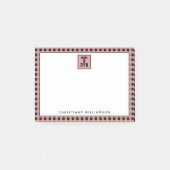 PlaidパタパーソナライズされたーンRN登録ナース ポストイット (正面)