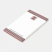 PlaidパタパーソナライズされたーンRN登録ナース ポストイット (アングル)